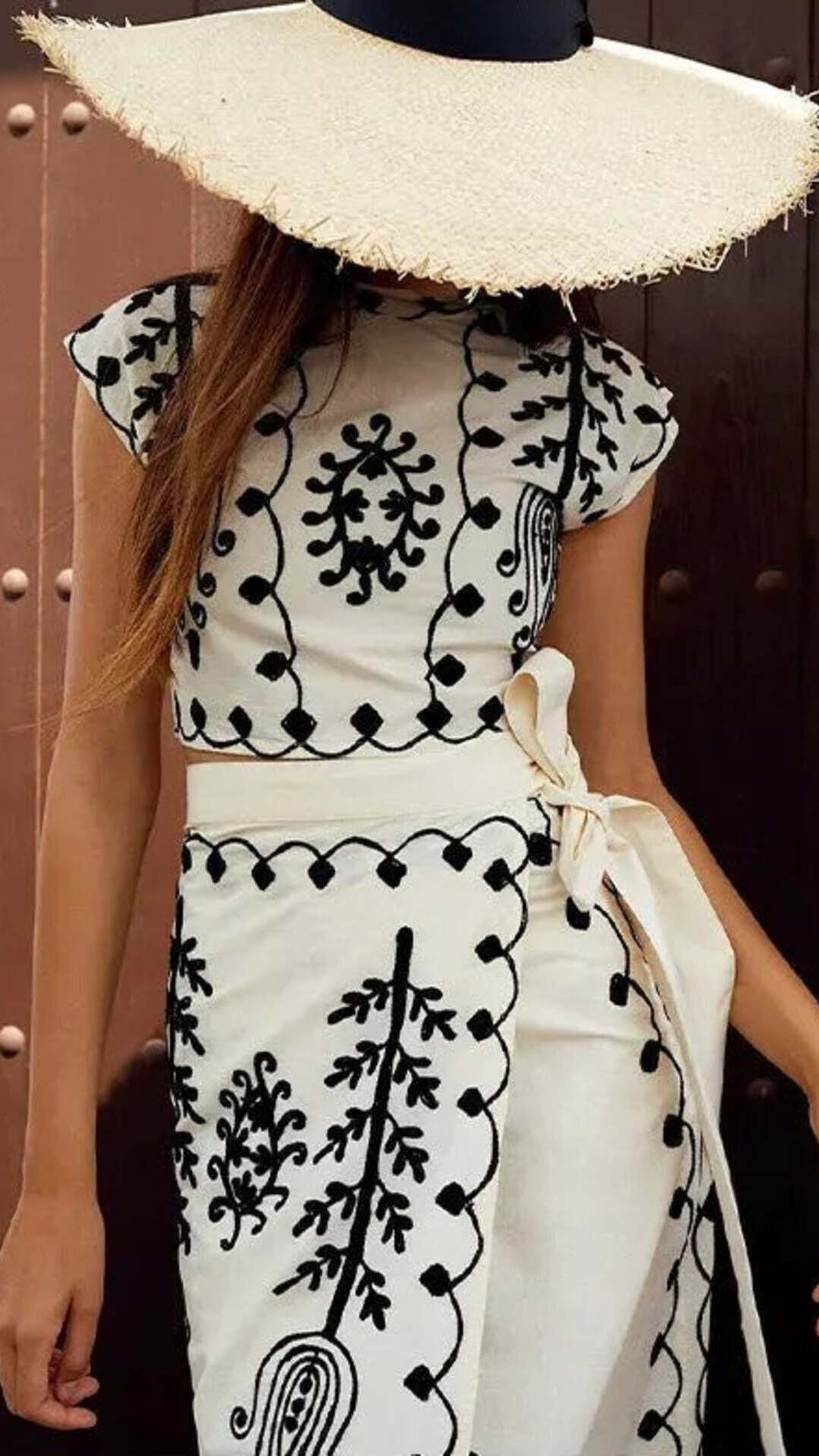 Camilla | Conjunto estampado Top y Falda