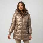 FERRERO™║Elegante abrigo de invierno acolchado