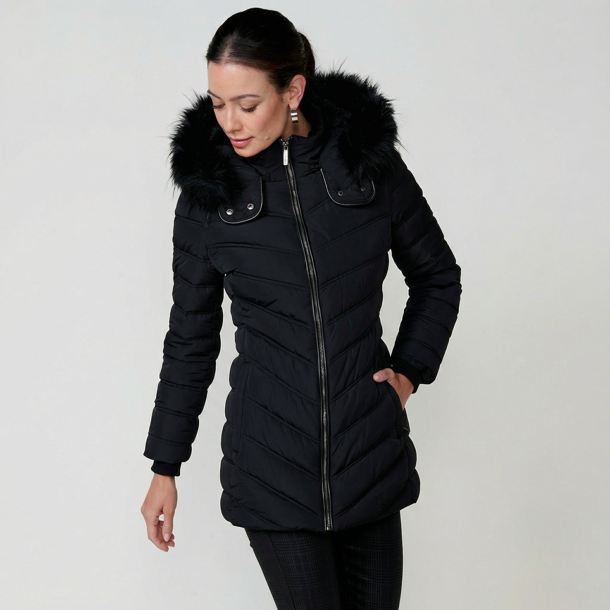 AURORA™║Chaqueta acolchada ajustada