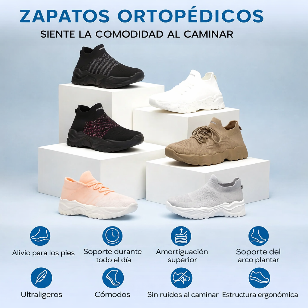 OrtoPro Active 1.0 - Azul y Negro