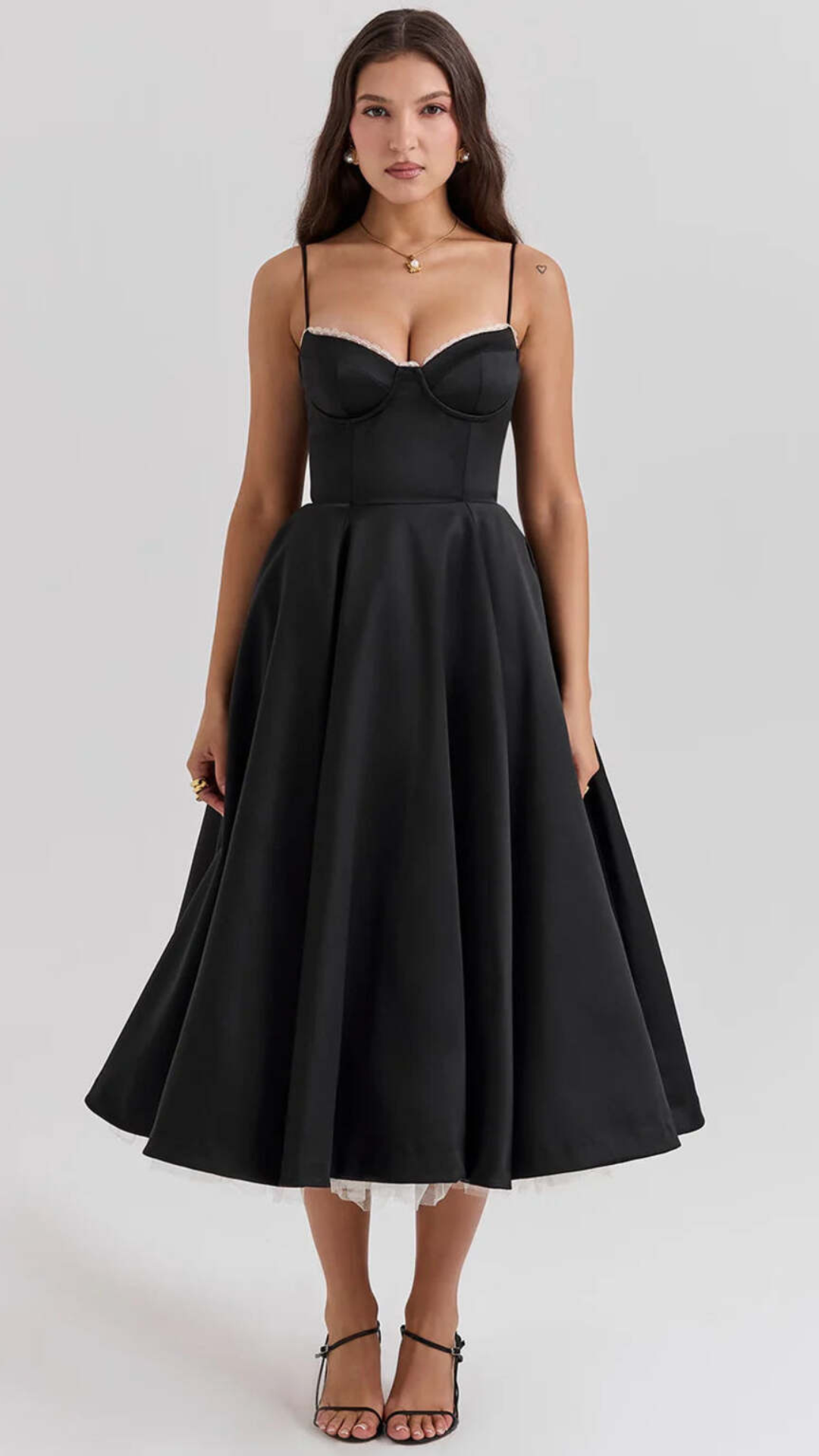 Mara Vestido largo con tirantes