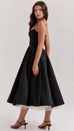 Mara Vestido largo con tirantes