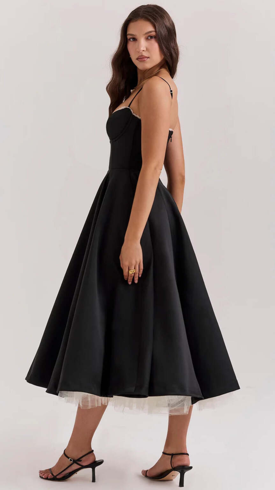 Mara Vestido largo con tirantes