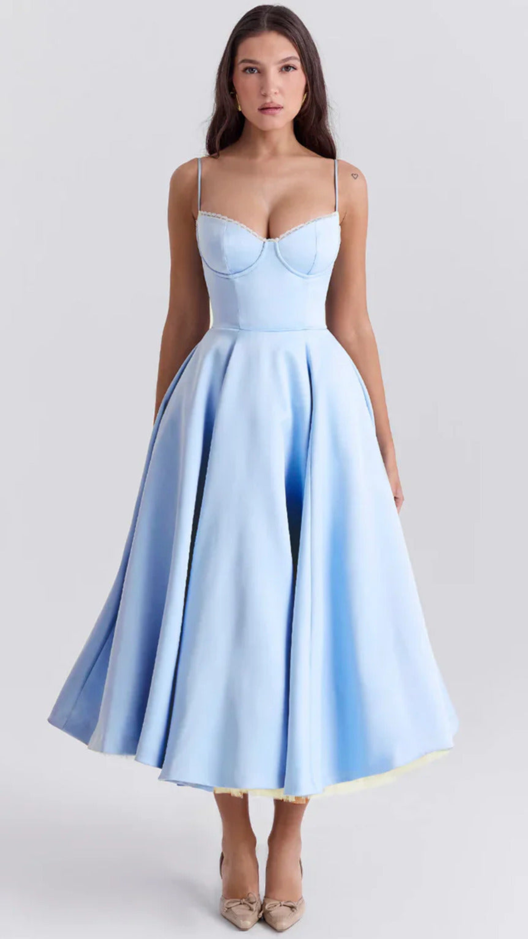 Mara Vestido largo con tirantes