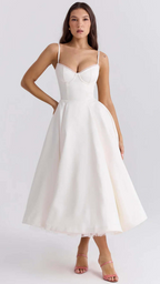 Mara Vestido largo con tirantes