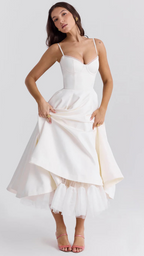 Mara Vestido largo con tirantes