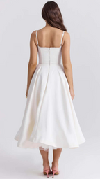 Mara Vestido largo con tirantes