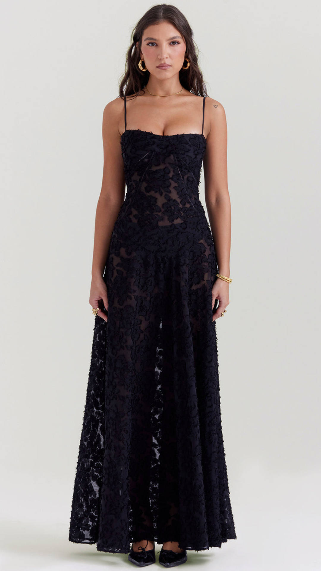 Vestido de espalda abierta Amara