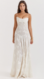 Vestido de espalda abierta Amara