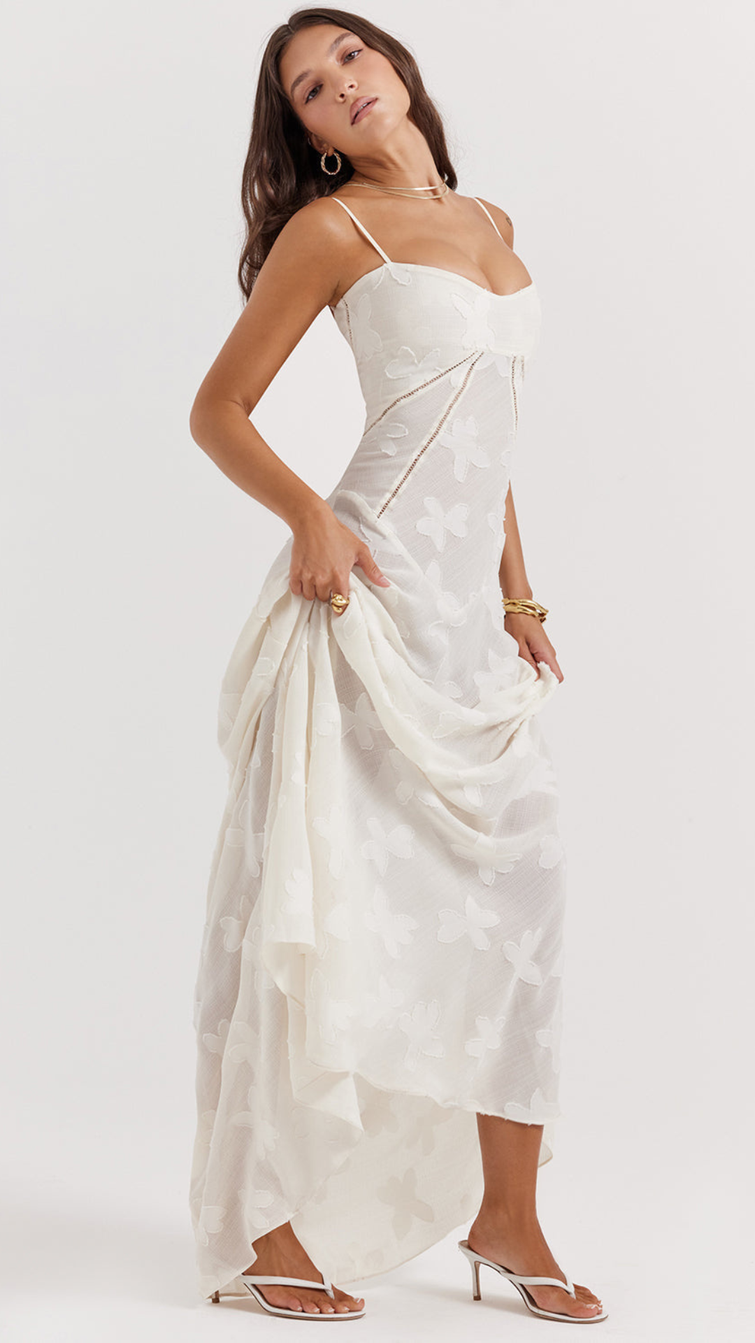 Vestido de espalda abierta Amara