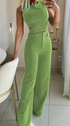 Conjunto de dos piezas de cintura alta Chiara™