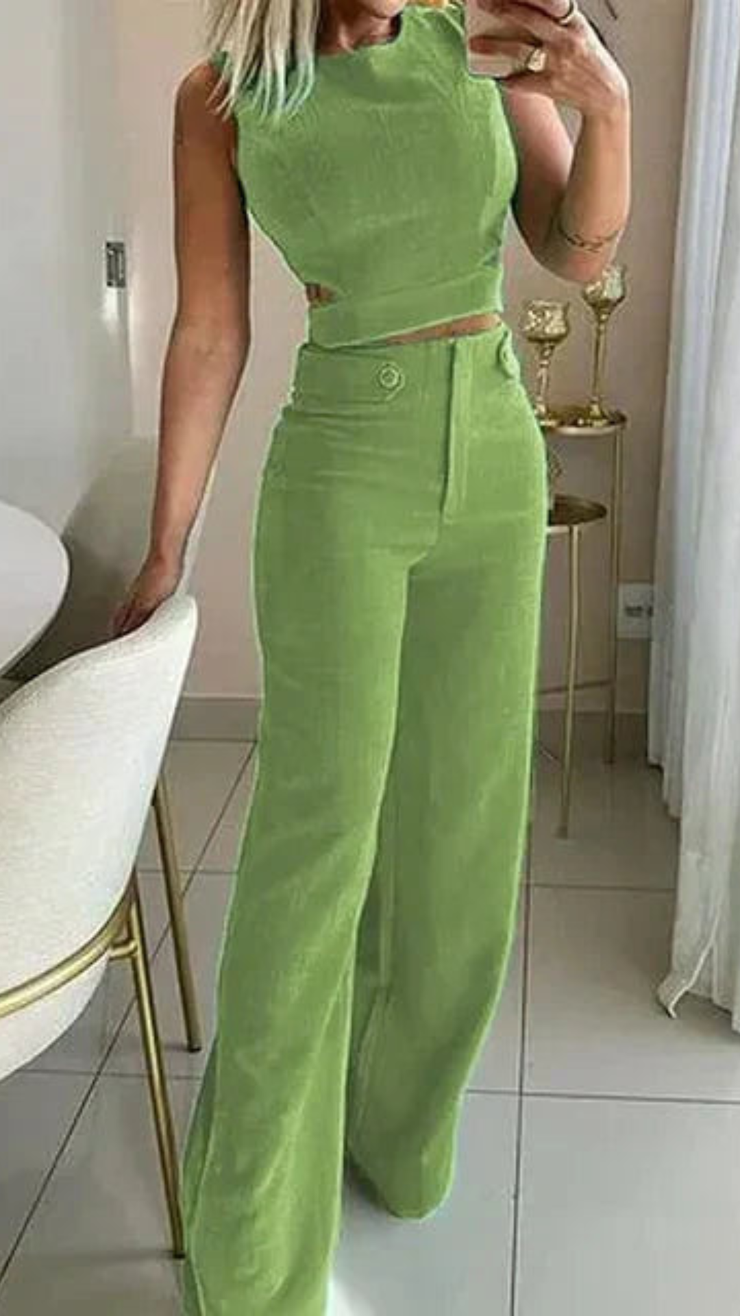 Conjunto de dos piezas de cintura alta Chiara™