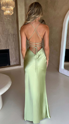 Vestido largo Salvia