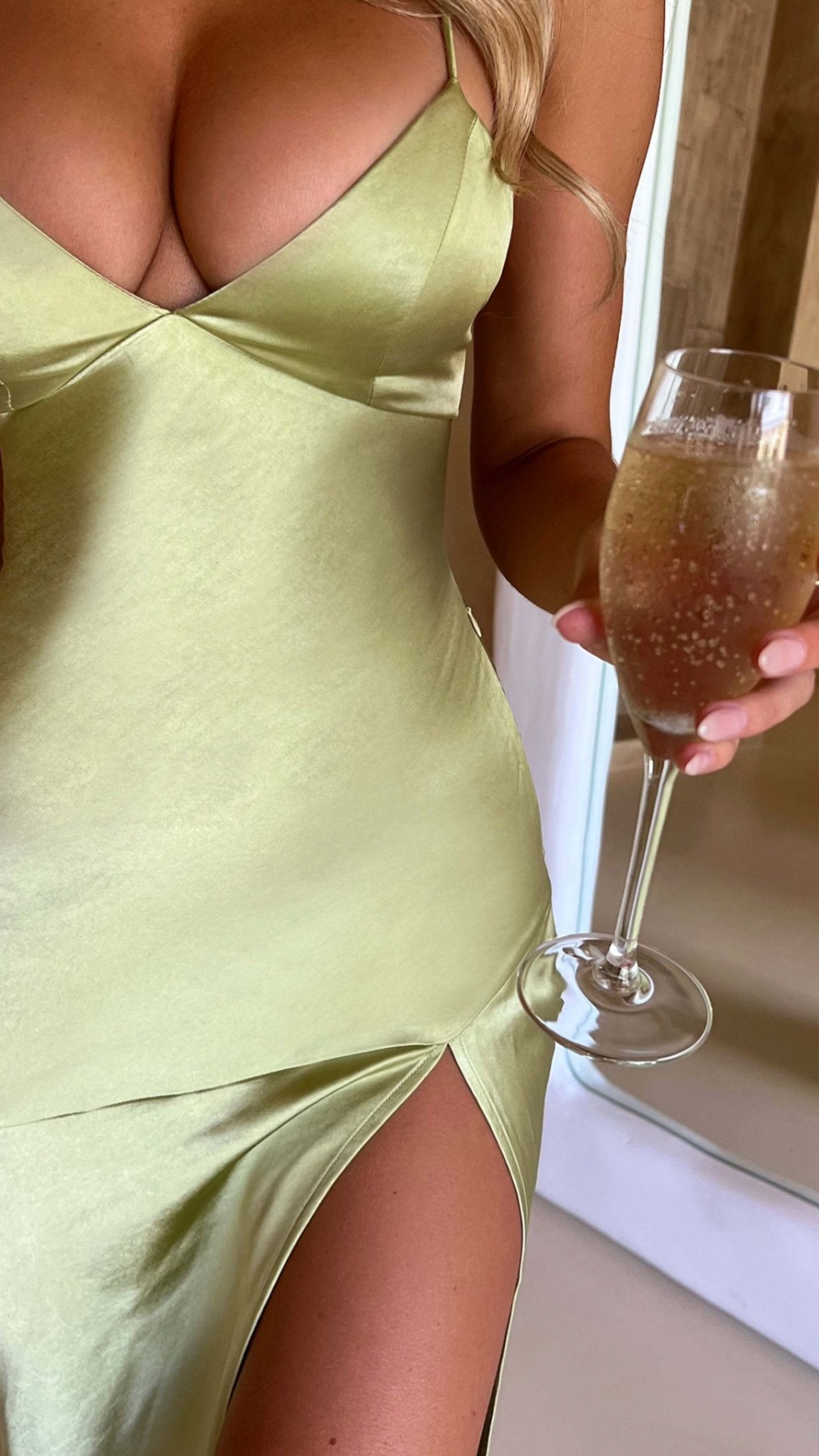 Vestido largo Salvia