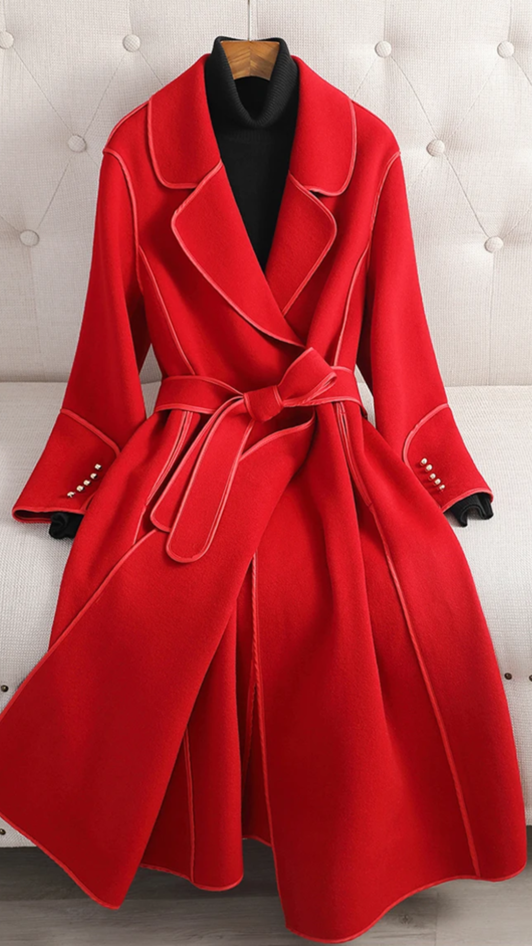 London - Gabardina de lana merino | Bella Brisa