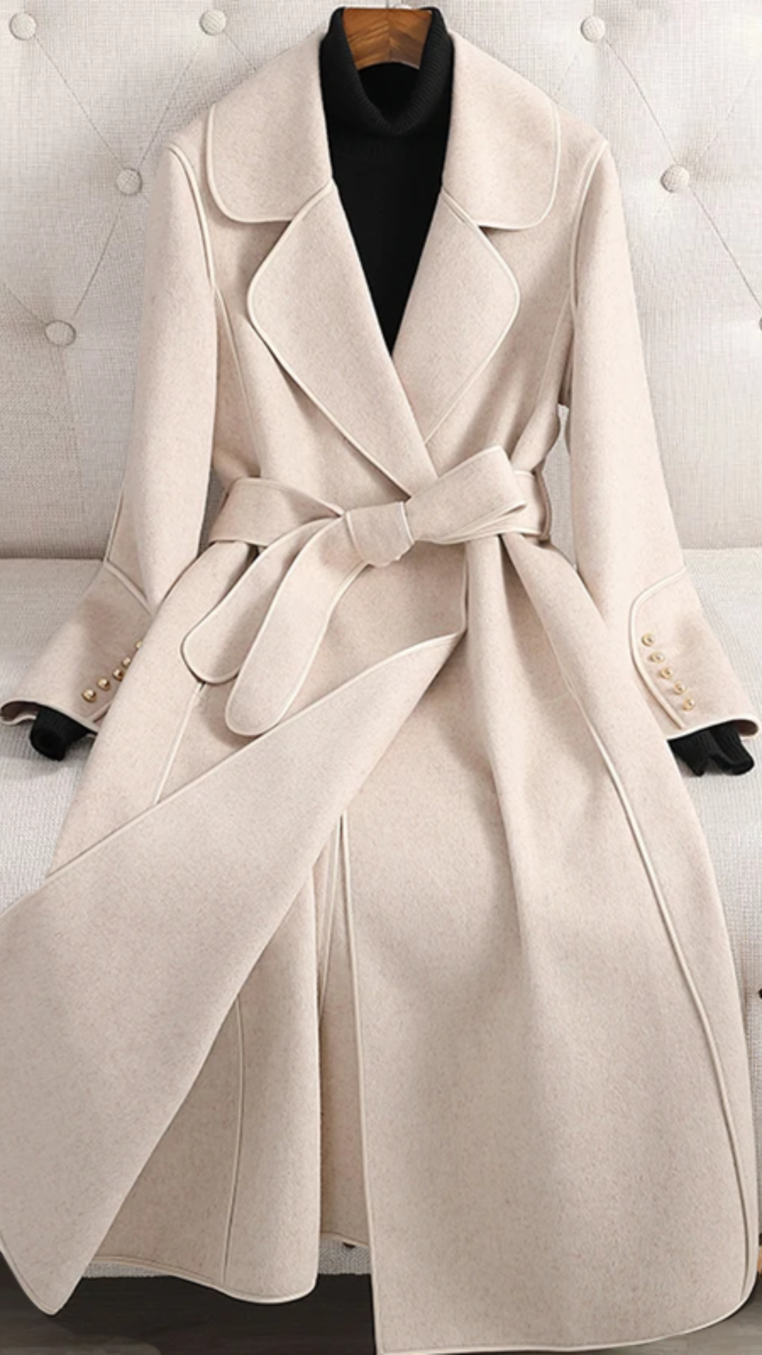 London - Gabardina de lana merino | Bella Brisa