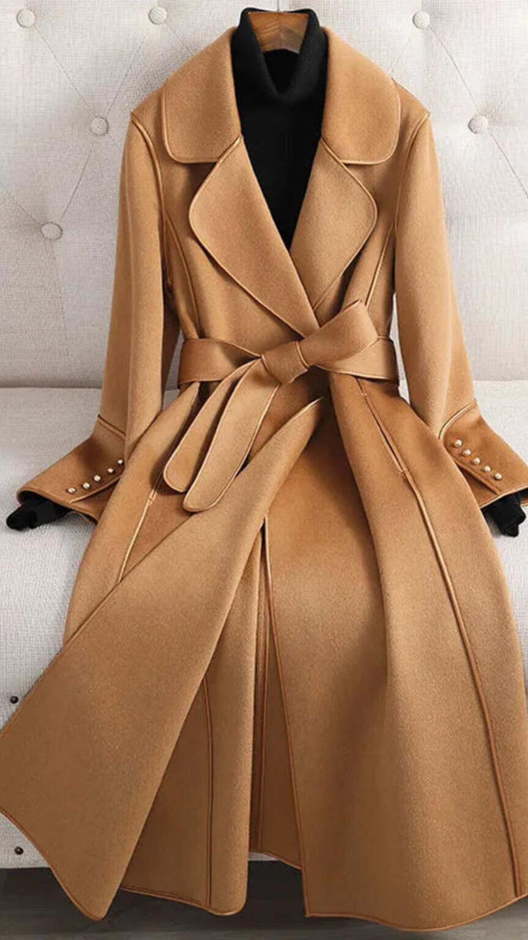 London - Gabardina de lana merino | Bella Brisa