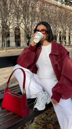 Chaqueta de Cuero Oversize