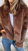 Chaqueta de faux fur