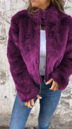 Chaqueta de faux fur