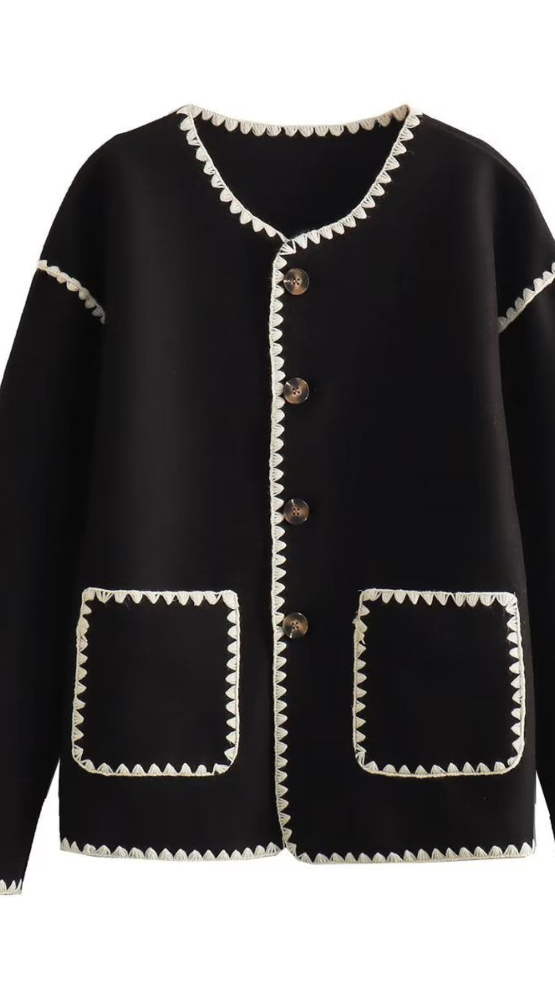 Abrigo elegante de algodón