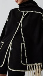 Abrigo Maite con Bufanda Oversize