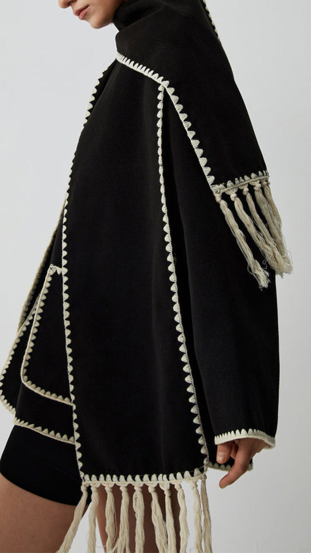 Abrigo Maite con Bufanda Oversize