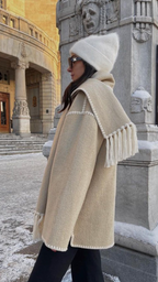 Abrigo Maite con Bufanda Oversize