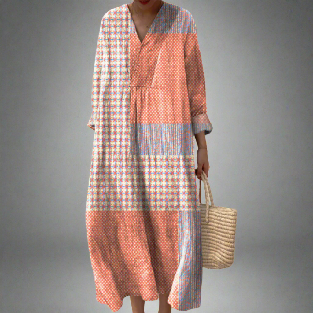 BEATRIZ™ | Vestido Geométrico Elegante