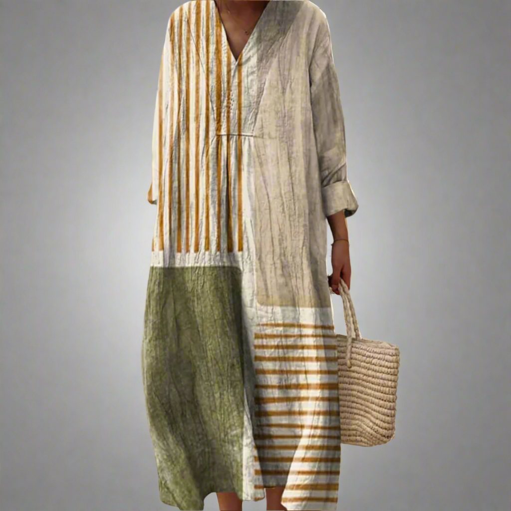 DOLORES™ | Vestido Geométrico Elegante