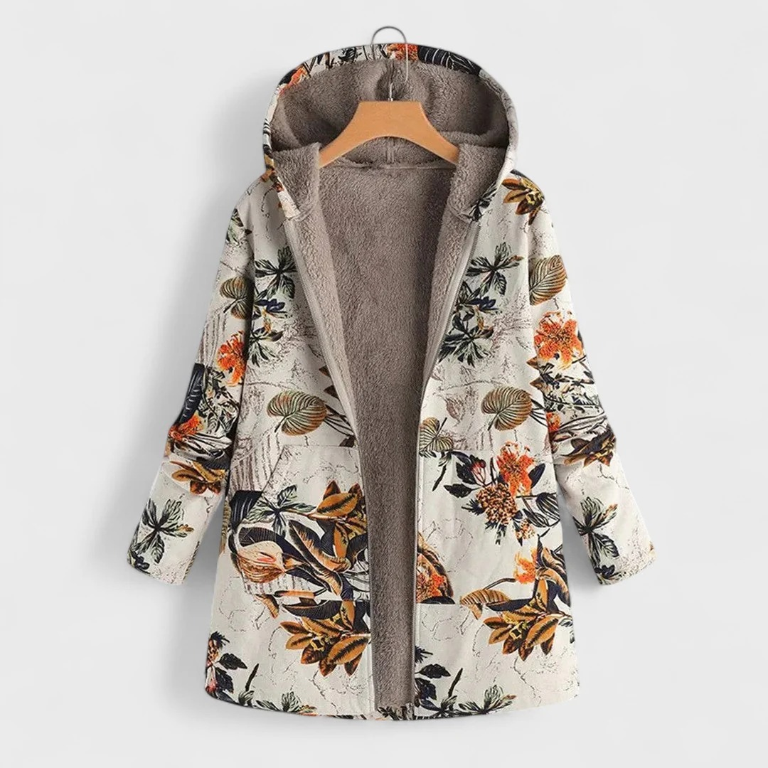 FLORA™║Parka cálida forrada