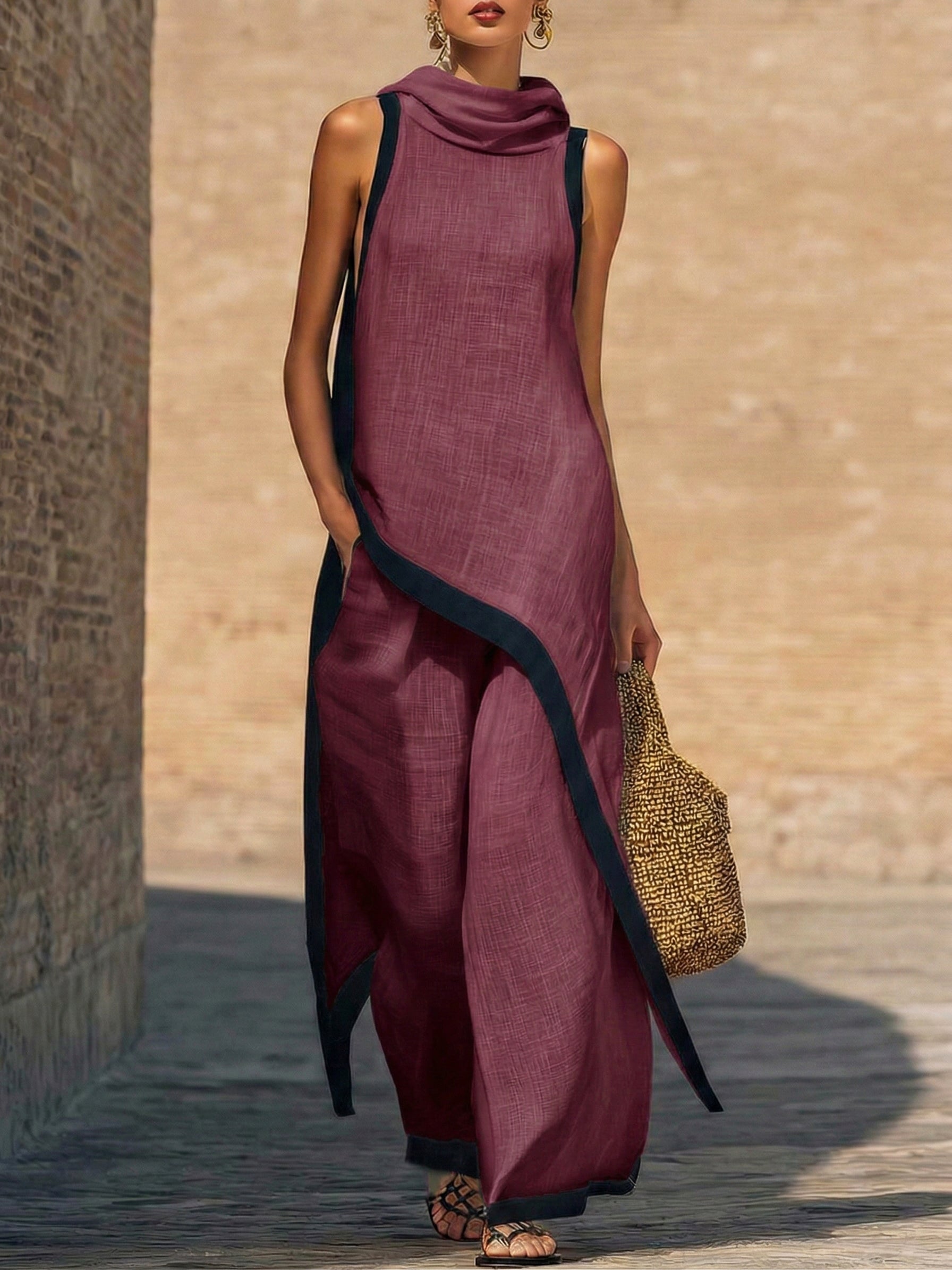 Conjunto Holgado Verano Viento – Lino y Algodón