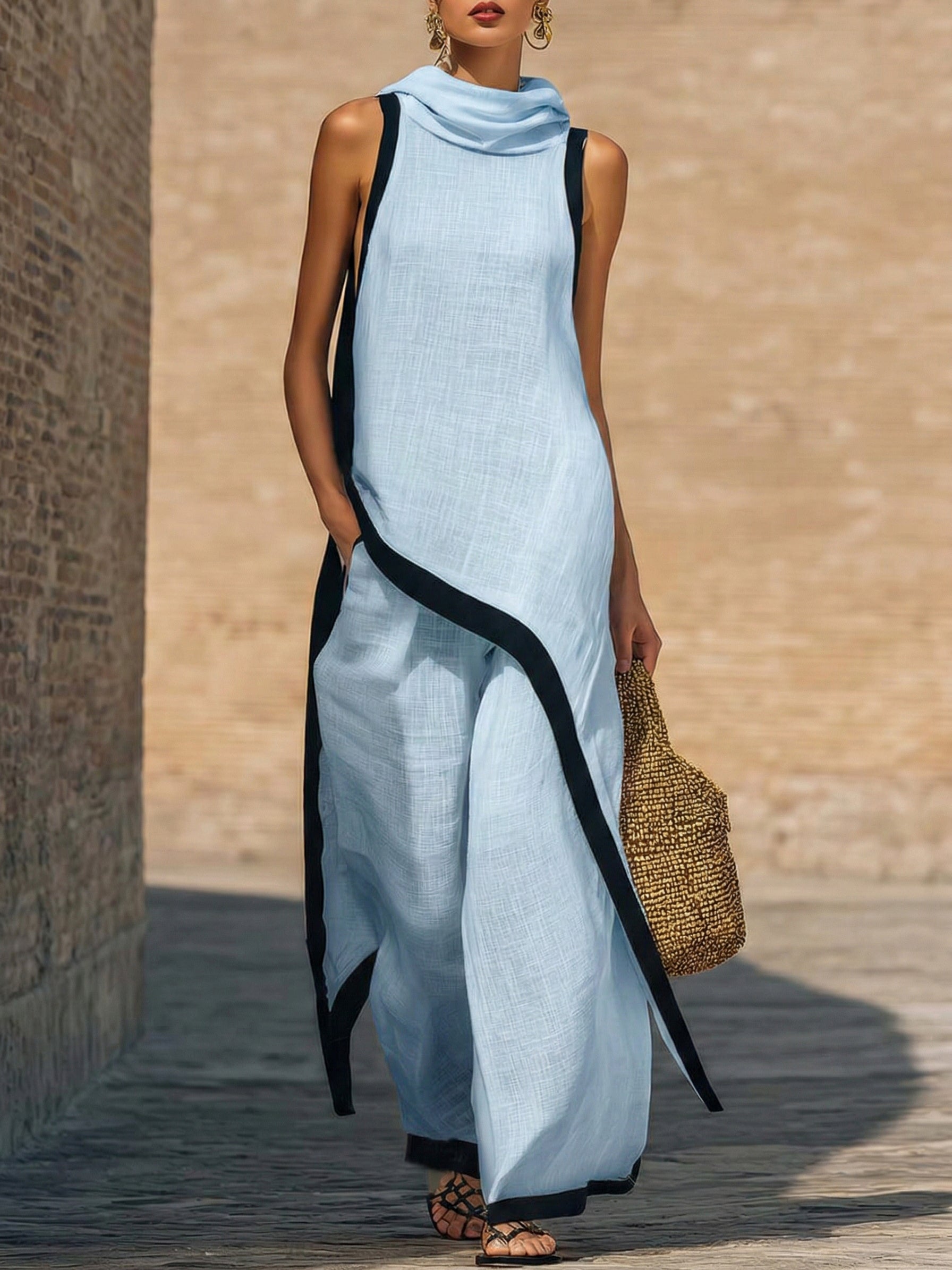 Conjunto Holgado Verano Viento – Lino y Algodón