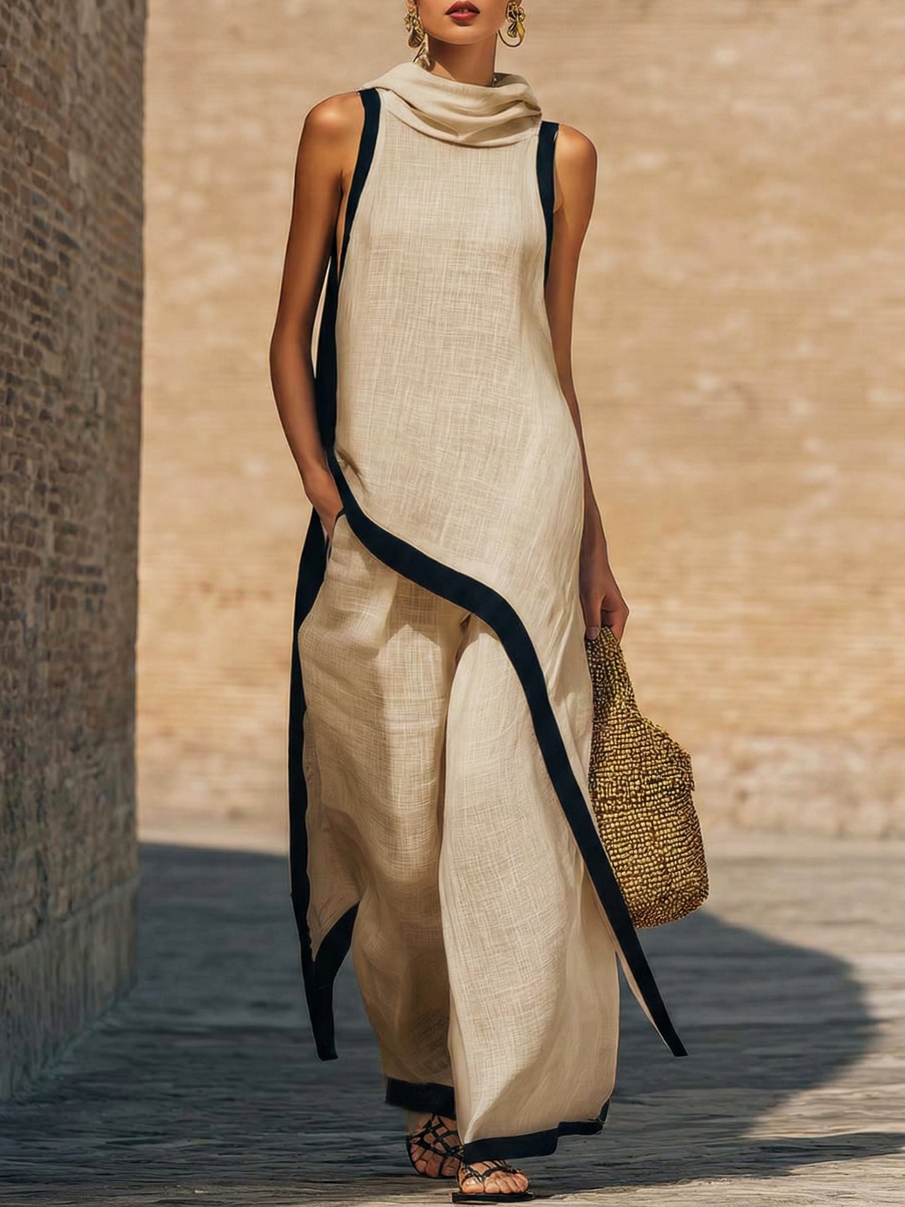 Conjunto Holgado Verano Viento – Lino y Algodón